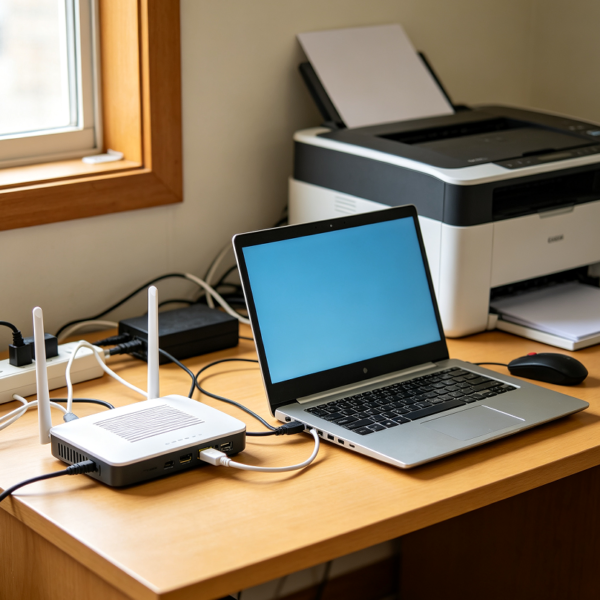 Router Bridging & Shared Print/Scan Configuration